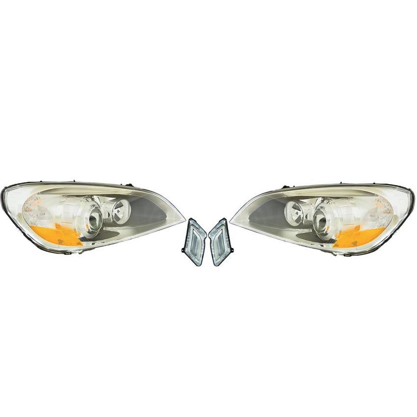 Volvo Headlights and Daytime Running Light Kit - Driver and Passenger Side (Xenon) 31420678 - Valeo 4013469KIT